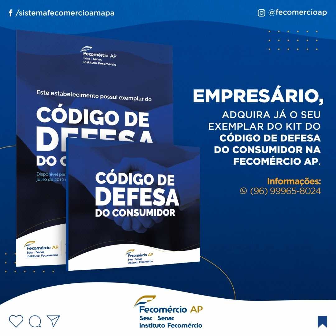 Cartilha pode ser retirada na de sede da Fecomércio-AP