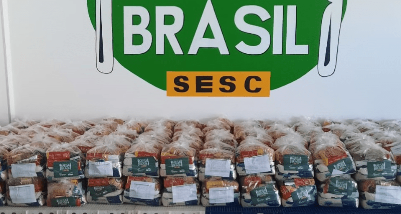 Mesa Brasil Sesc realiza doações de alimentos em Palmas