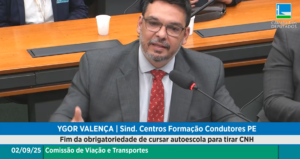 CNC defende segurança jurídica e plano nacional para formação de condutores, em audiência na Câmara