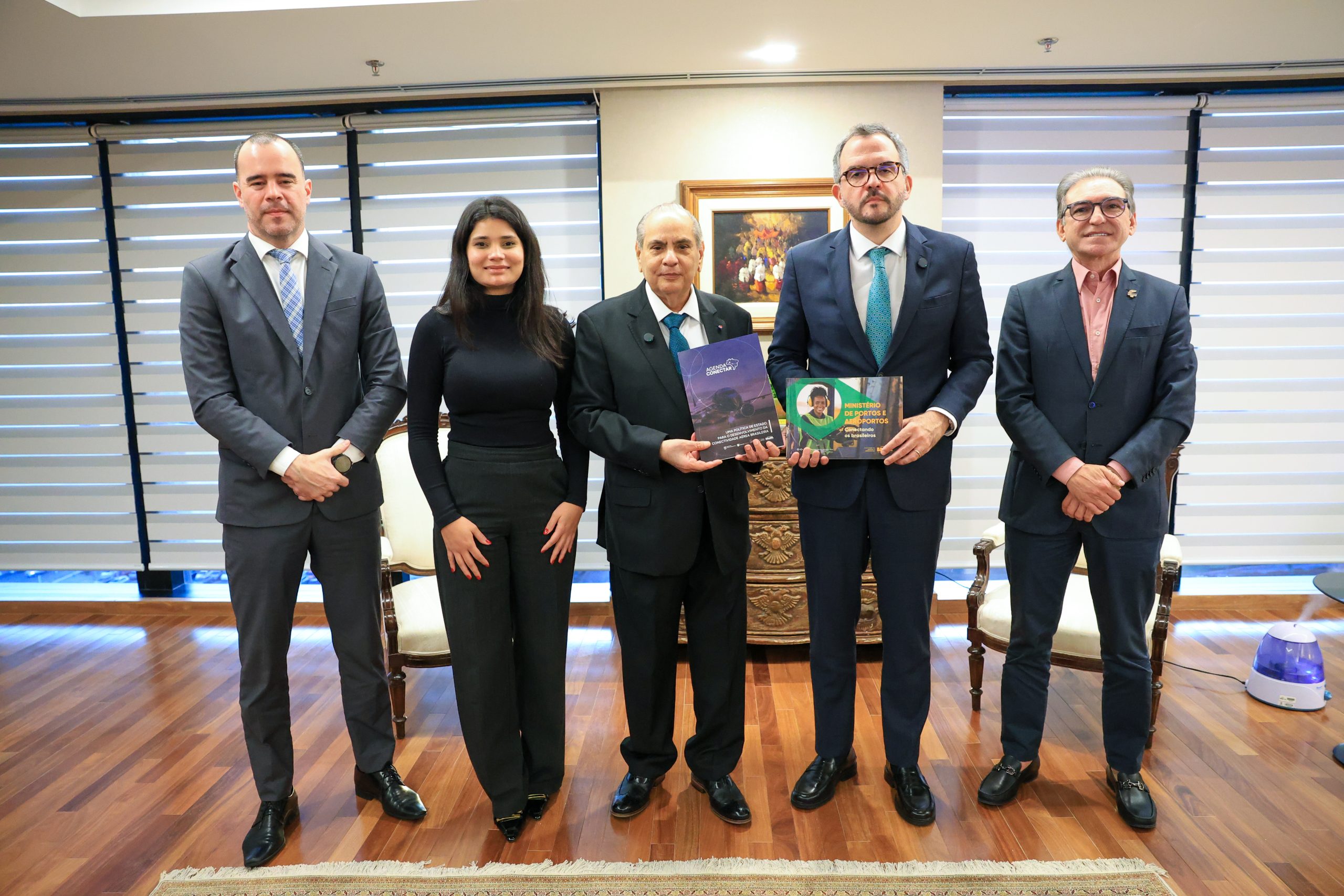 Tadros recebe ministro Tomé Franca e reforça apoio à Agenda Conectar Brasil