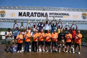 Sesc-PR: Derlys Ayala e Vivian Jelagat vencem 16ª Maratona Internacional do Foz do Iguaçu