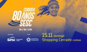 Sesc Goiás promove corrida de rua em comemoração aos 80 anos da instituição