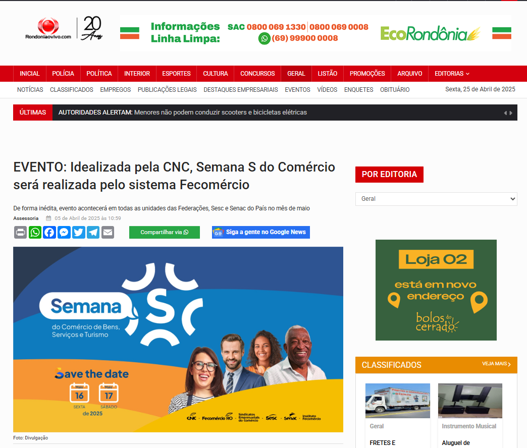 Rondôniaovivo Online