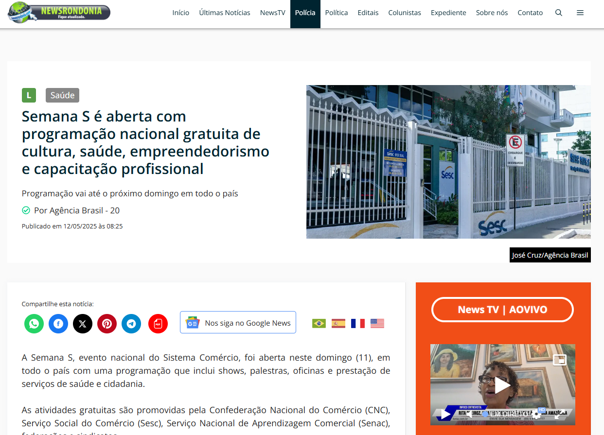 News Rondônia