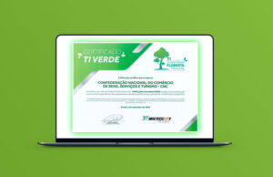 Certificado de TI Verde pela neutralização da emissão de CO2