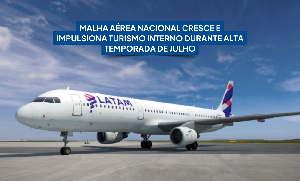 Malha aerea nacional cresce