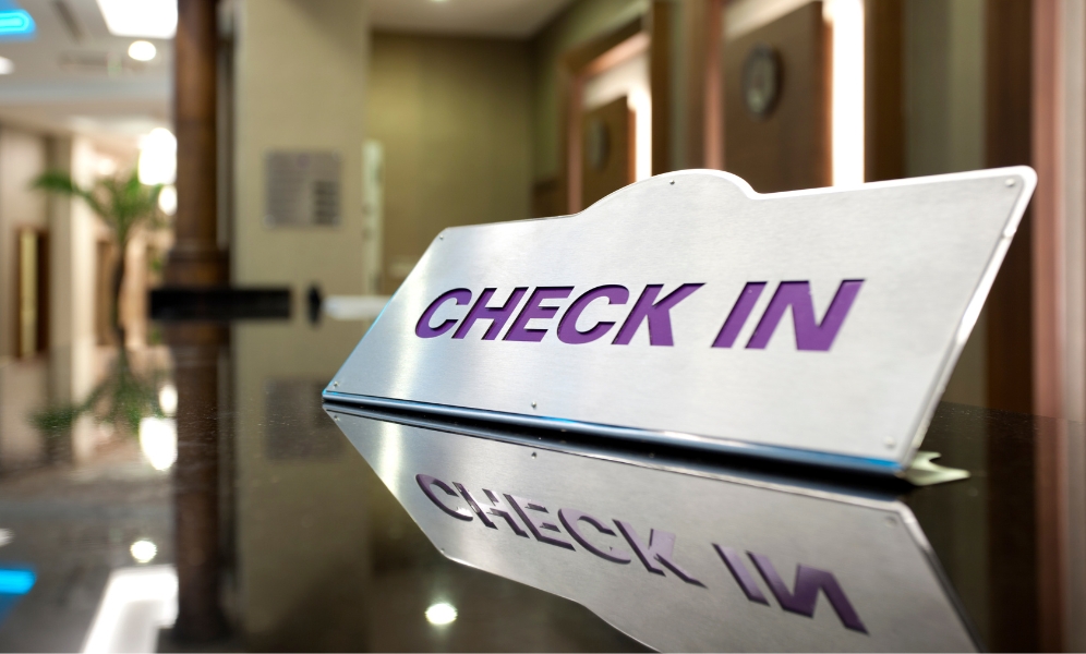 Novas regras para check-in e check-out entram em vigor em dezembro