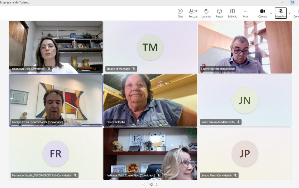 Câmara Empresarial do Turismo da Fecomércio RN debate AEITPs da Orla de Natal, Centro Histórico e diretrizes do programa Vai Turismo