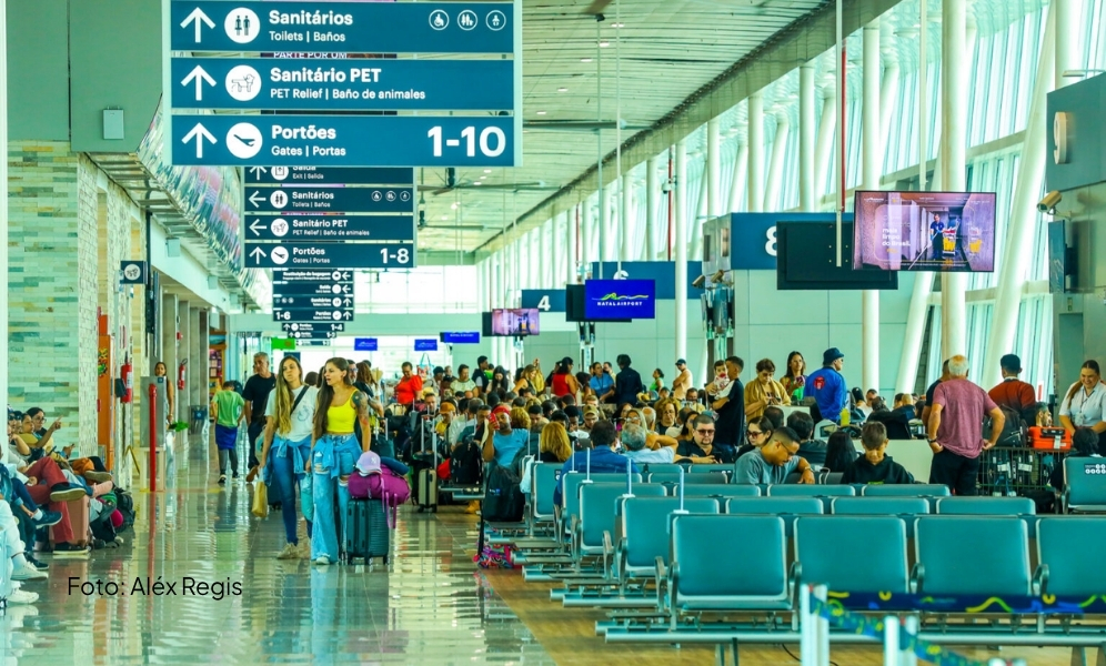 Aeroporto de Natal bate recorde de movimentação e é o que mais cresce no Nordeste