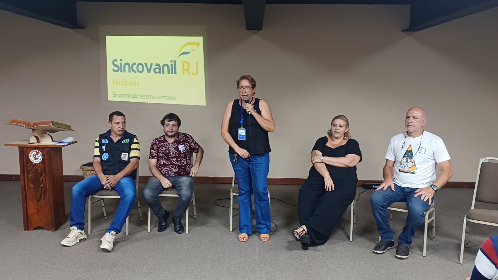 Sincovanil promove a primeira reunião do ano com os comerciantes, com a presença das secretarias da Fazenda, Trabalho, Emprego e Desenvolvimento Econômico, Ordem Pública e Segurança.